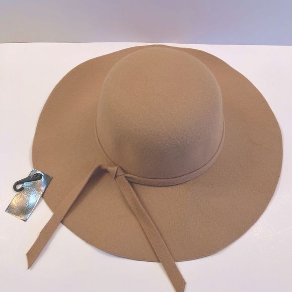 Floppy Hat- Bow Knot- NWT- Dressy Hat - Camel / Tan - NWT - Picture 4 of 9